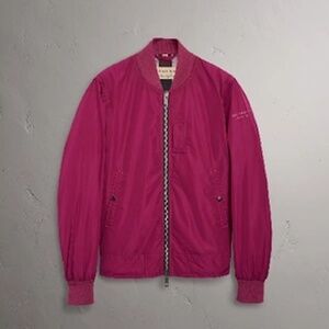 Authentic BURBERRY shape memory taffeta bomber M